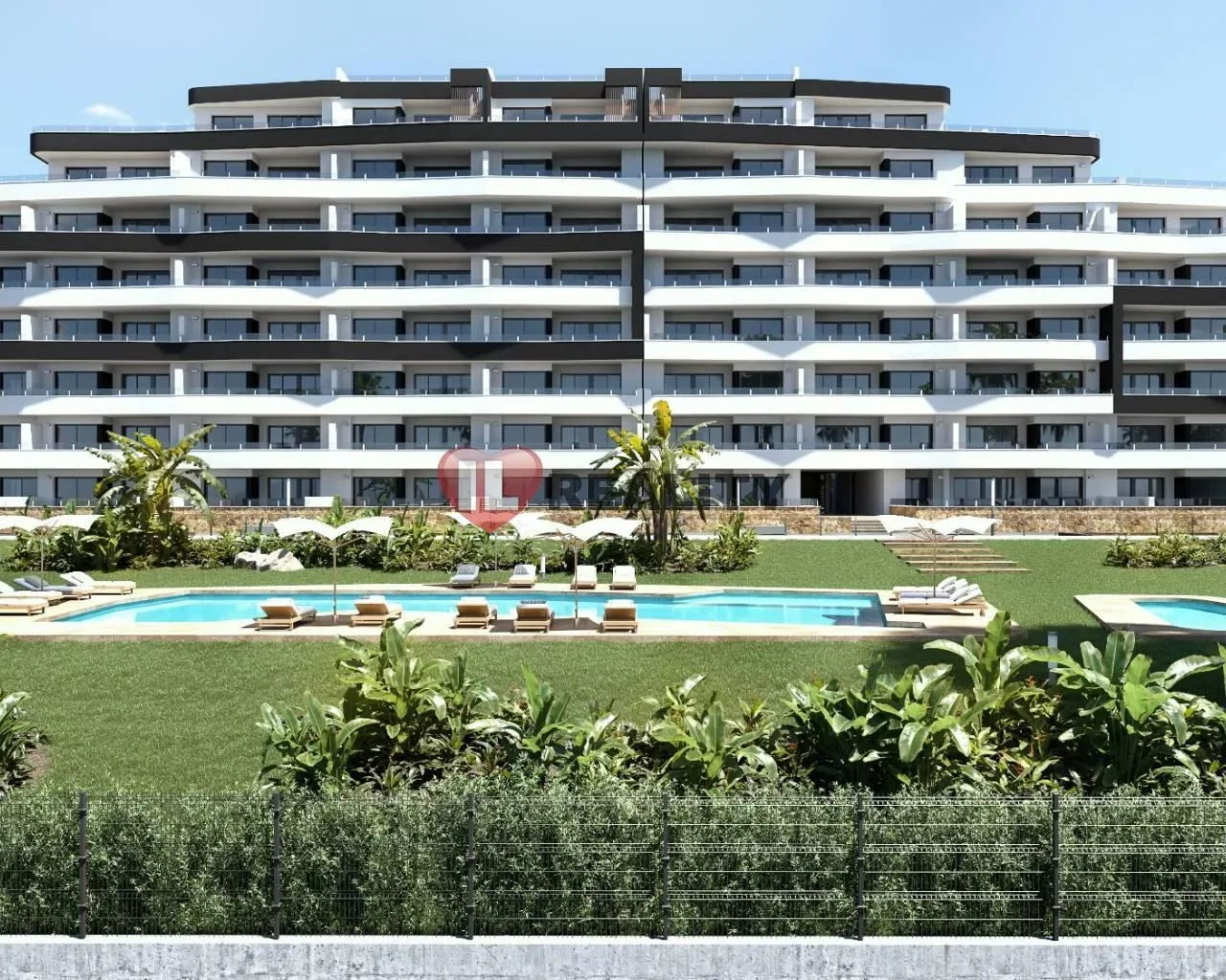 Moderní vybavené apartmány, bazén, parkování rezidence s bazénem San Miguel de Salinas — fotografie 1